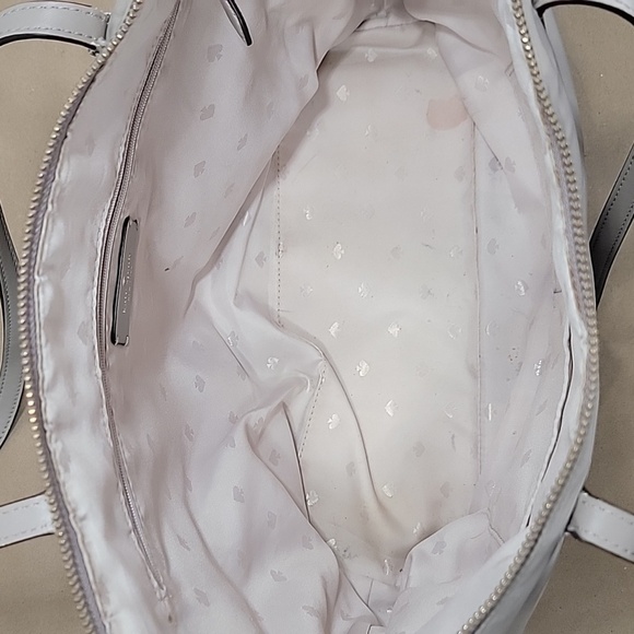 Kate Spade S362 Large Nylon Tote. Light Beige / Greige / Taupe. Used Condition. - Picture 12 of 16